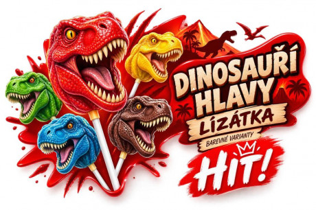 SEVERKA čokolízatko Dinosaurus